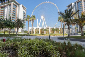 Livbnb-Serene 1B with Private Patio and Ain Dubai Views